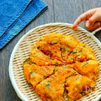 かぼちゃツナチーズチヂミ【カリッとほくッとやみつき味♪】