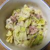 ももの作ってみた!投稿(包丁不要！5分で【キャベツとさばの旨だれ和え】さば缶で簡単◎)