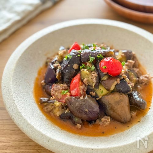 【なす嫌いの夫が完食】とろとろなすのボロネーゼ風
