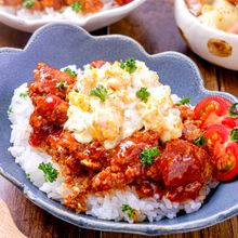 【タルタルバーグごはん】ズボラタルタル×非常識ハンバーグ♡