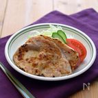 豚肉のアーモンドみそバター漬け焼き