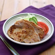 豚肉のアーモンドみそバター漬け焼き