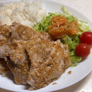 えみりんの作ってみた!投稿(【豚ロースごまニンニク味】ご飯がすすむ！柔らかさにびっくり！)