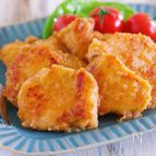 漬けて焼くだけ♪ご飯がすすむ♪『むね肉のやわらか生姜焼き』