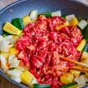 牛じゃがズッキーニのオイスターケチャップ炒めの工程4