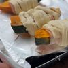 ハロウィンに🎃【かぼちゃミイラパイ】の工程4