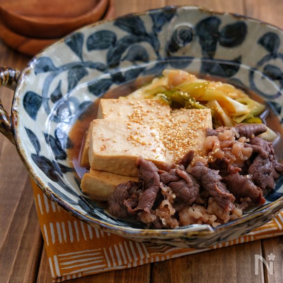 しっかり味染み！＊基本の肉豆腐＊