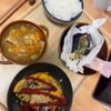 お腹空いたねこの作ってみた!投稿(巻かない「ほうれん草と粗挽きハムのオムレツ風」)