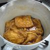 味付け薄揚げと三つ葉のおにぎりの工程9