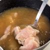 ささみと豆腐の春雨スープ【しっとりヘルシー】の工程1