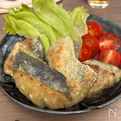 漬けて焼くだけ!!【鮭のバジルソース焼き】