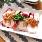 3つの調味料一律・さっぱり美味しい♡梅だれカルパッチョ