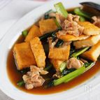【ごはんががっつり食べたい！】小松菜と厚揚げのオイスター炒め