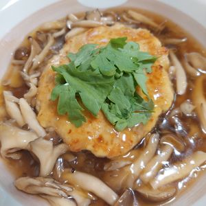 あきぷぅの作ってみた!投稿(【豆腐の和風ハンバーグ〜きのこあん】ダイエット中にも♪)