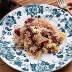 ワインに合う釜飯「コンビーフと芋おこわ釜飯」