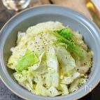 【キャベツのバターペッパー】包丁いらず＆レンジで5分♪