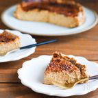 まぜて焼くだけ！濃厚紅茶のバスクチーズケーキ