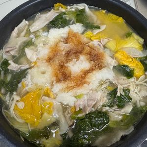 ともじつの作ってみた!投稿(豚バラみぞれ鍋・大根おろしで風邪予防にもおすすめです♪)