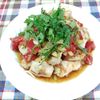 M＊Pの作ってみた!投稿(ピリ辛ダレがおいしい♩たっぷりトマトの油淋鶏)