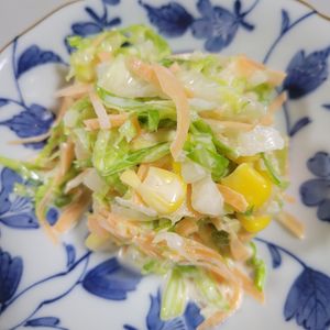 1バーバミーの作ってみた!投稿(抱えて食べたい♪【春キャベツのレモンマヨコールスロー】)