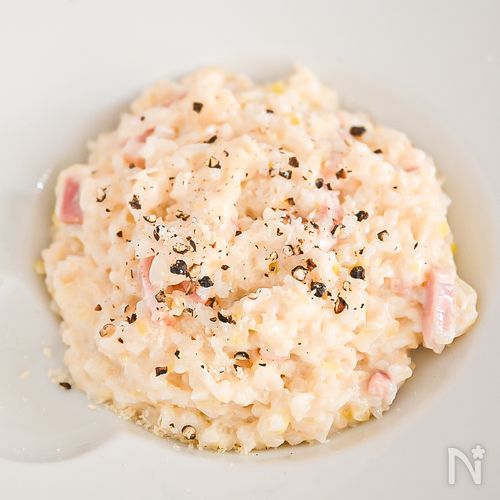 炊いたごはんで簡単に♪レモンクリームリゾット