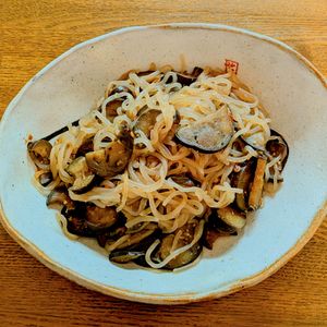 ごんべすの作ってみた!投稿(ご飯が進む♪【茄子としらたきの麻婆風ピリ辛炒め】腸活にも)
