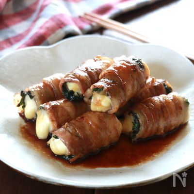ちくわのチーズ肉巻き