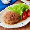 新玉ねぎソースの和風ハンバーグ