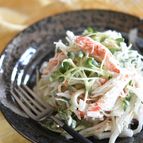 大根とカニかまのわさびサラダ【作り置き】
