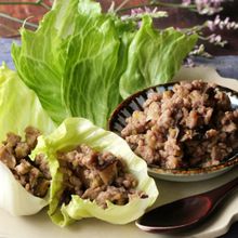 レタスと食べる!濃いめの肉味噌