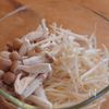 レンジで簡単♪もやしとしめじのごまポン和えの工程2