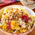 【さつまいもご飯】手間なしでホクッ！