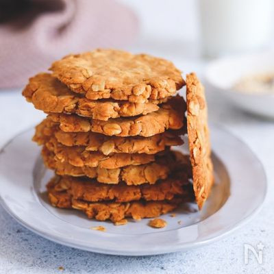米粉♪きなこオートミールクッキー【卵・バター・砂糖不使用】