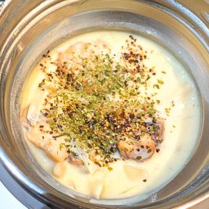 えんぢさんの作ってみた!投稿(たっぷりきのこの北欧風クリームスープ)