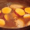 ほっこり♪さつまいもと鶏手羽先の煮物の工程4