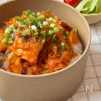 10分で完成！【さばケチャップ丼】