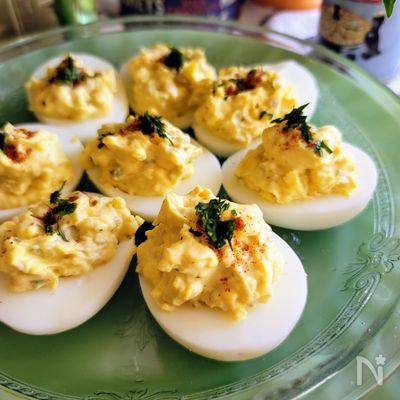 茹で卵を使ったアメリカのパーティーフード”デビルドエッグ”