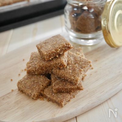 手が止まらない!お手軽全粒粉クッキー(甘さ控えめ)