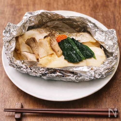 中華風たらのホイル焼き