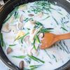 【ほうれん草のミルクスープ】冷凍野菜でﾊﾟﾊﾟｯと朝食に🩷の工程3