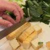 子どもがハマる！【厚揚げの中華炒め】の工程1