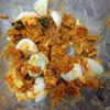鶏皮坊主の作ってみた!投稿(かぼちゃと卵のごまマヨサラダ│フライパン1つで秋のデリサラダ)