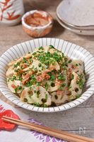 れんこんのネギだく梅おかか和え│シャキシャキさっぱりおかず