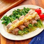 コクうま＆さっぱり豆苗の肉巻きネギ塩だれ#麺つゆで簡単