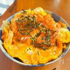 大満足のワンパン飯！卵とじコロッケ丼