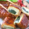 節約満足♡【厚揚げとチーズの肉まき】