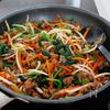 ワンパン10分☆『彩り野菜の甘辛ビビンバ丼』辛くない♪の工程3