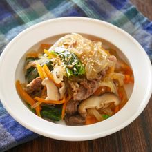 【1歳半】やさいたっぷりチャプチェ【幼児食・取り分けごはん】