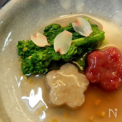 もちもちの紅白れんこん餅