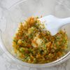 野菜もぱくぱく♡型なしミートローフの工程1